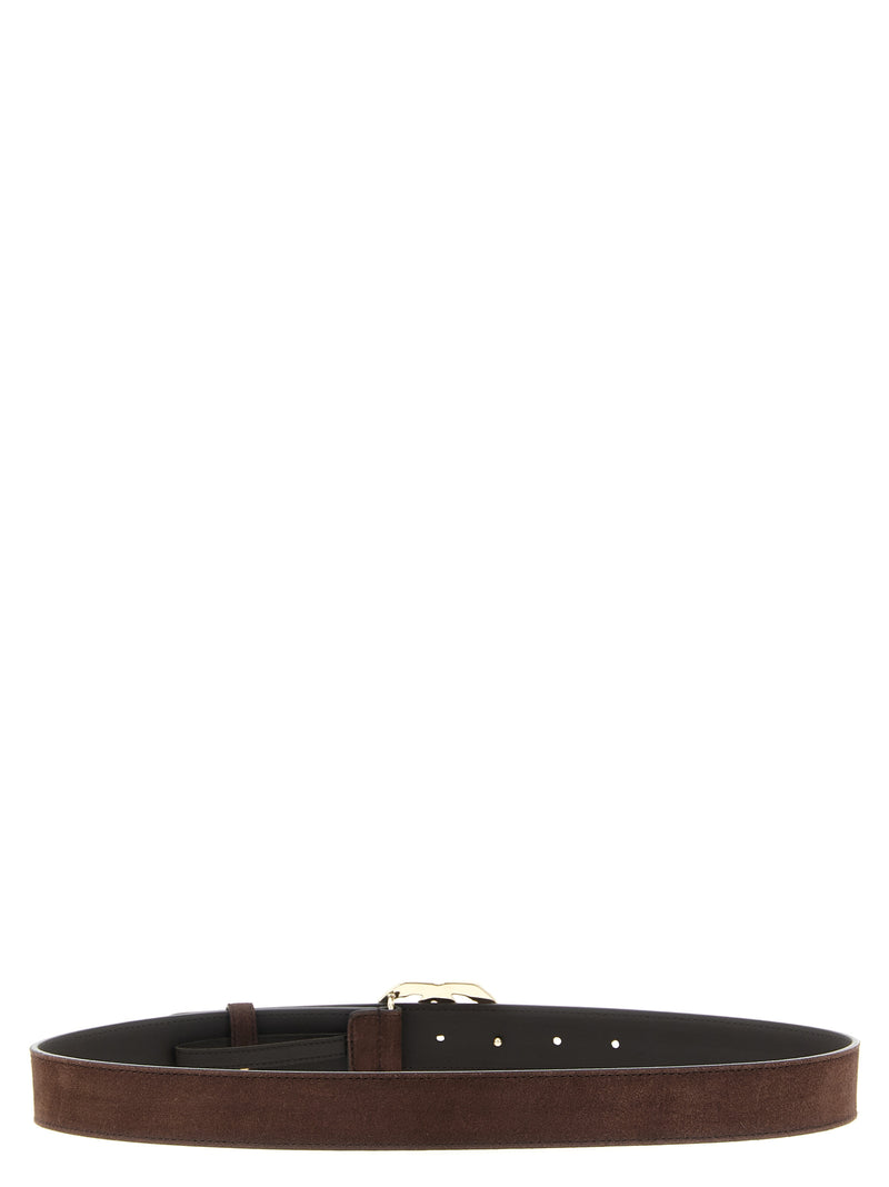 Brown Calfskin Regular Belt