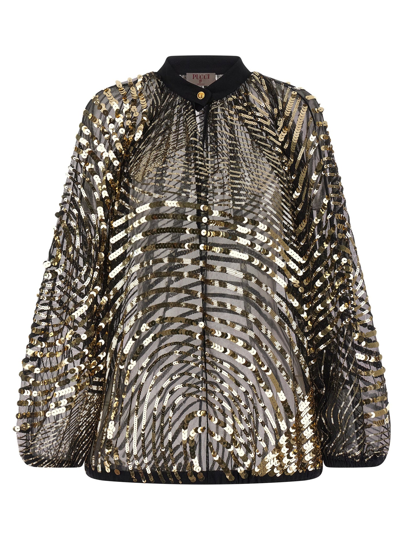 Black Polyamide Blouse