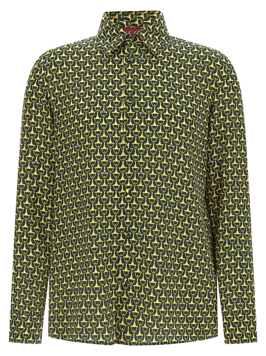 Bicolor Silk Blouse