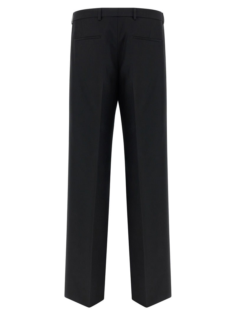Black Polyester Dress Pants