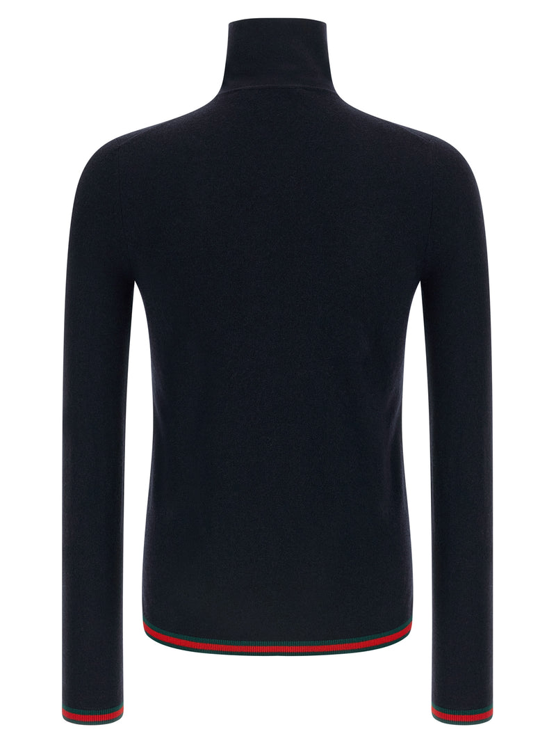 Blue Cashmere Cardigan