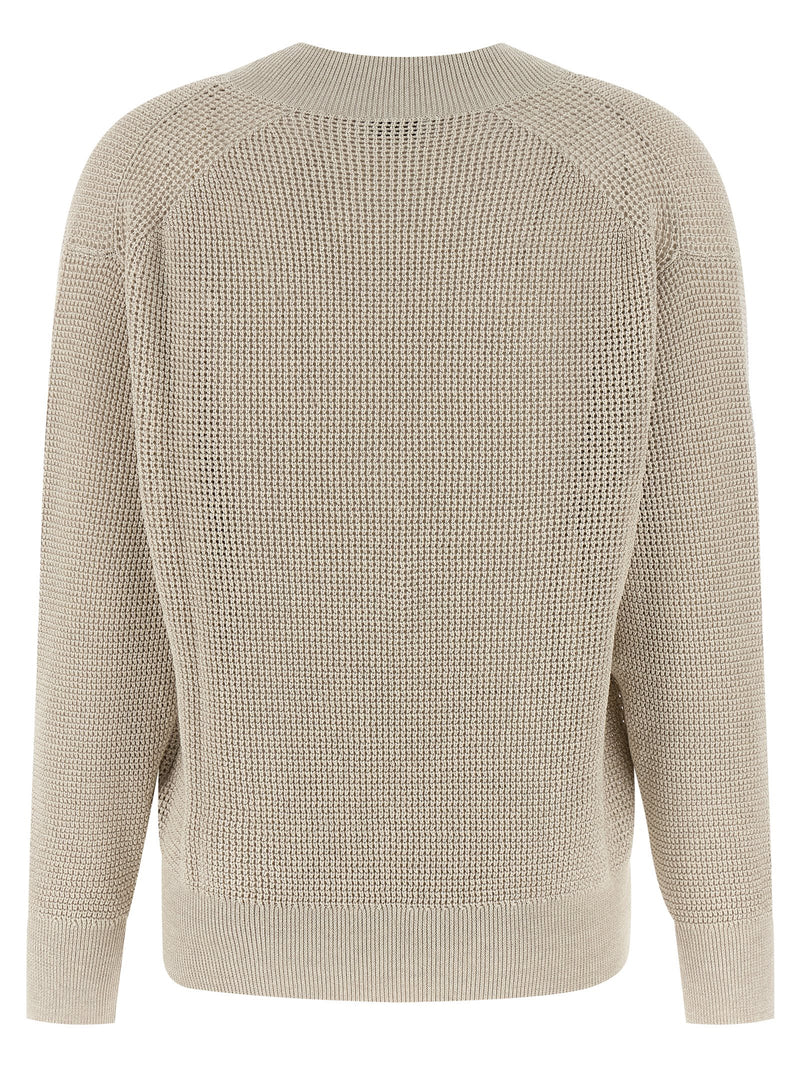 Beige Cotton Cardigan