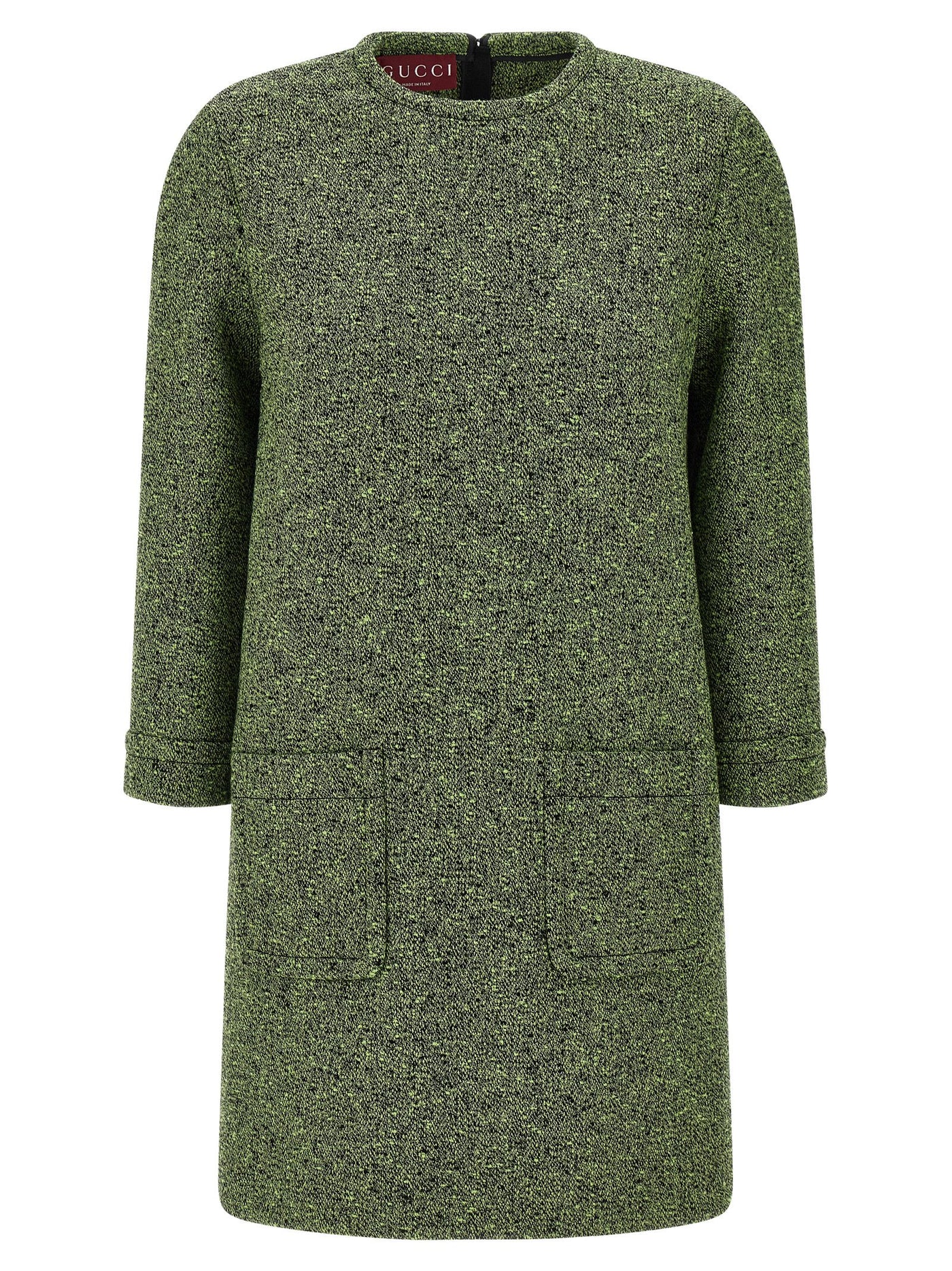 Bicolor Cotton Short Dress