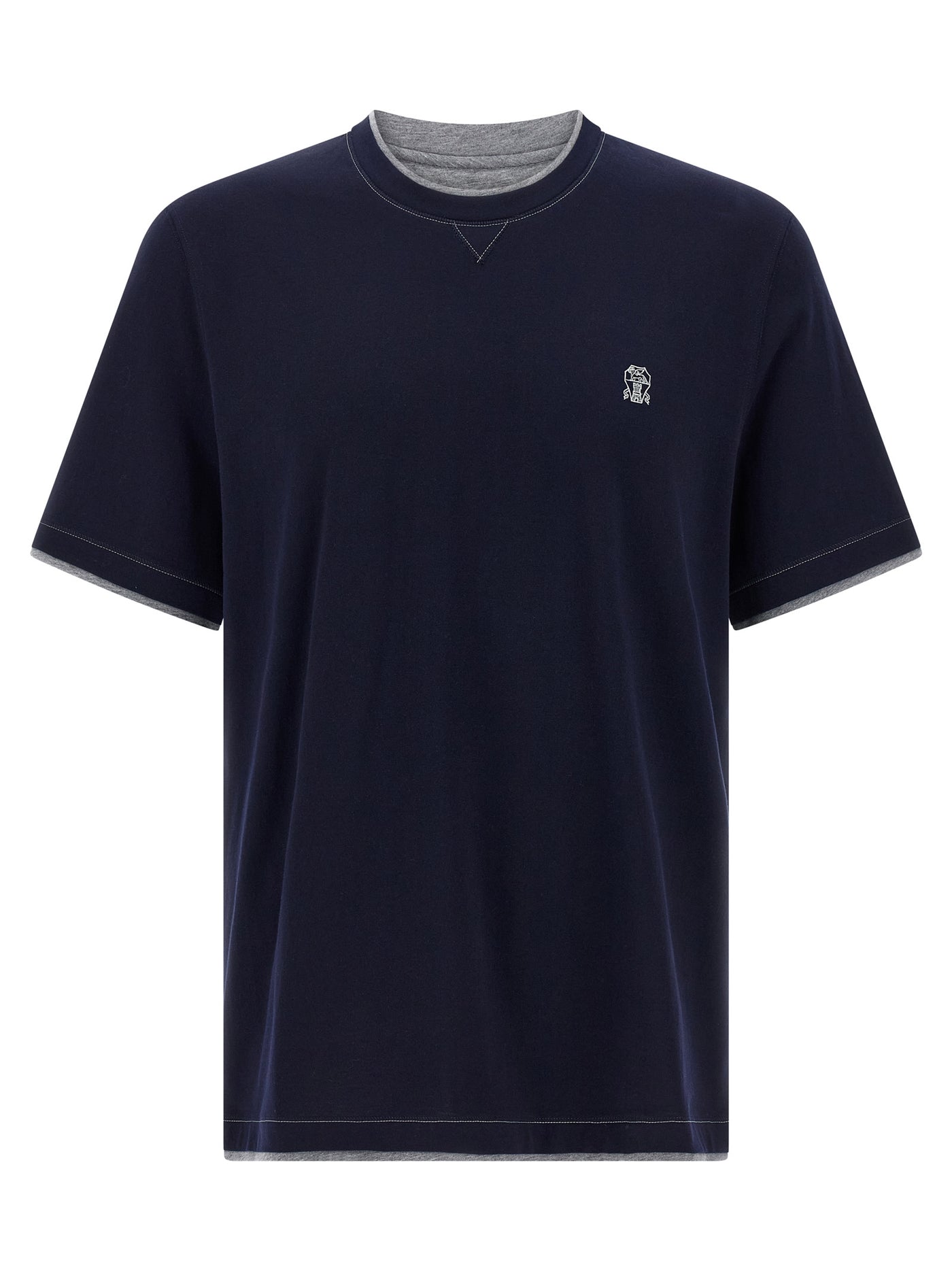 Blue Cotton T-Shirt