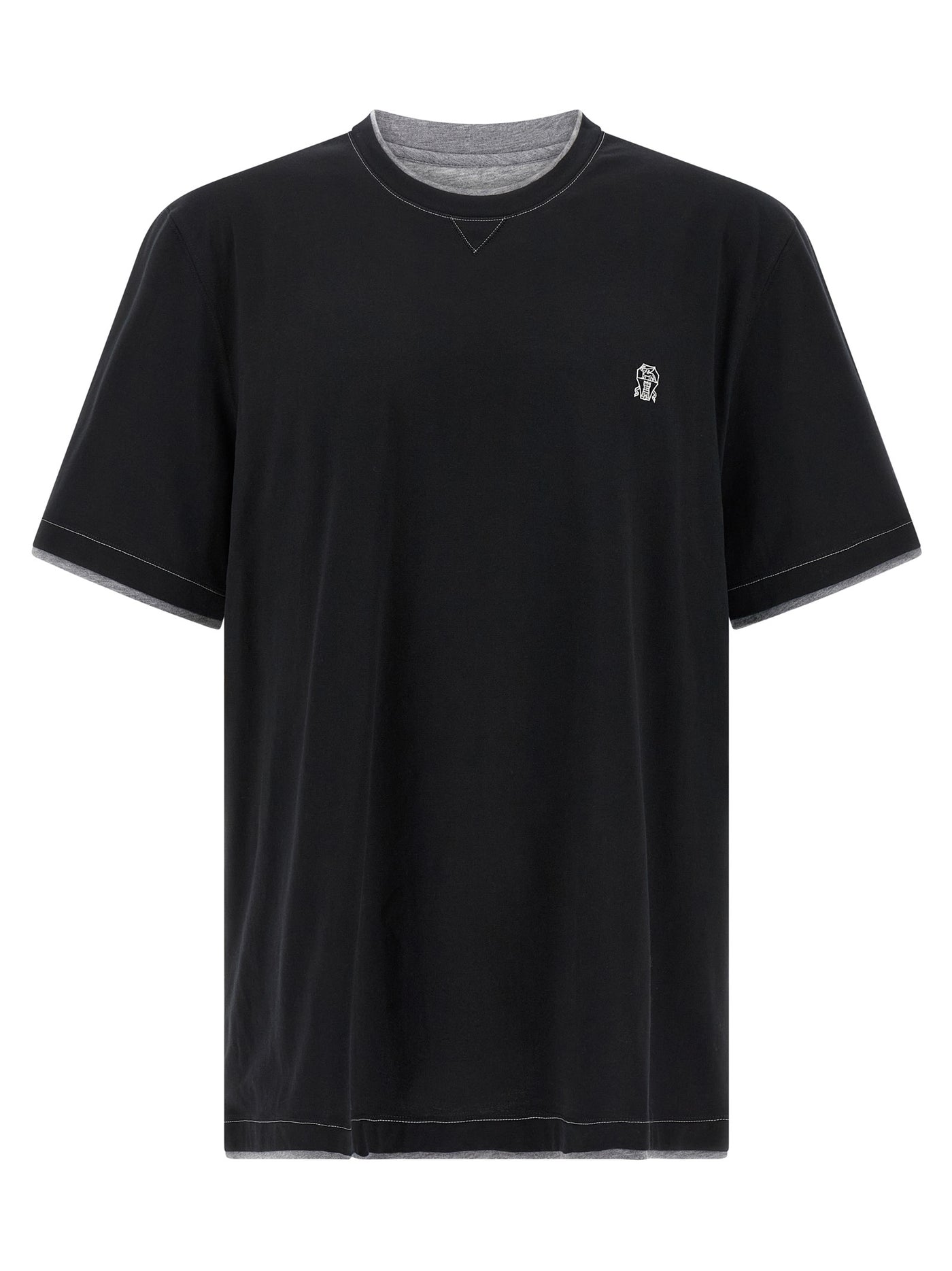 Black Cotton T-Shirt