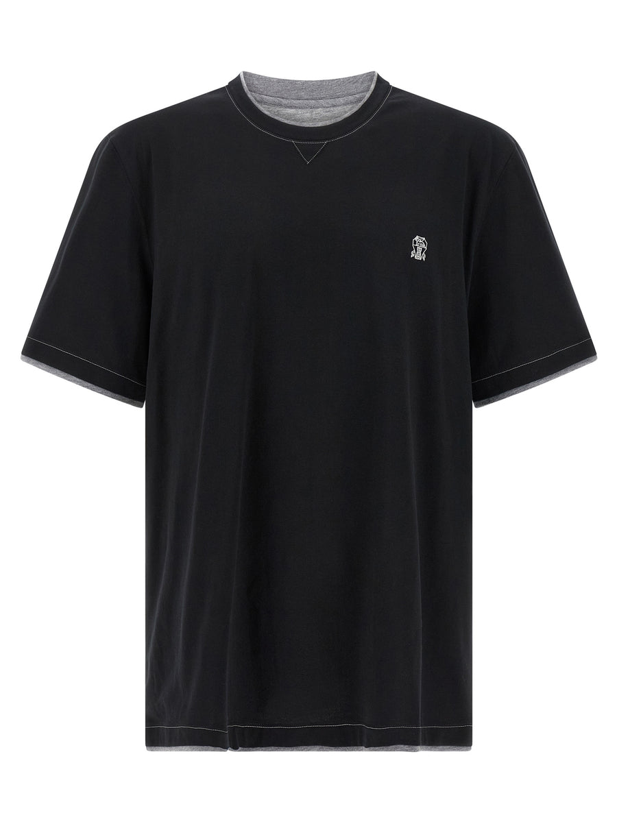 Black Cotton T-Shirt