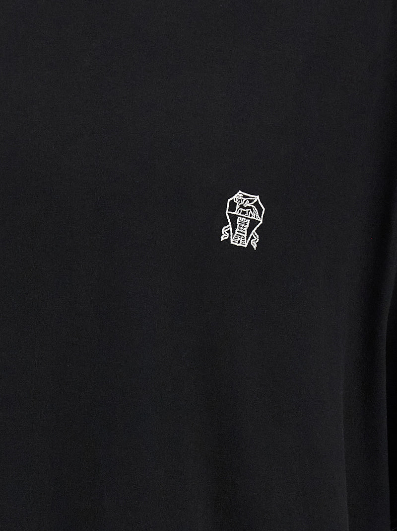 Black Cotton T-Shirt