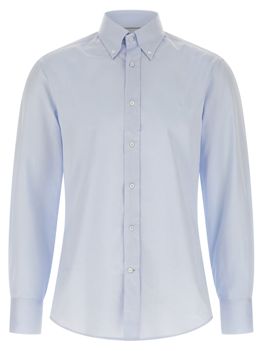 Blue Cotton Blouse