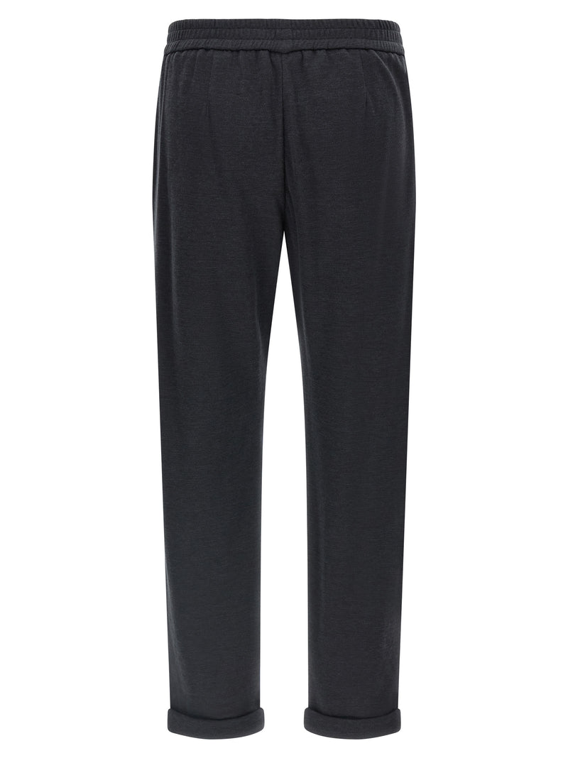 Gray Cotton Joggers (Workout Pants)