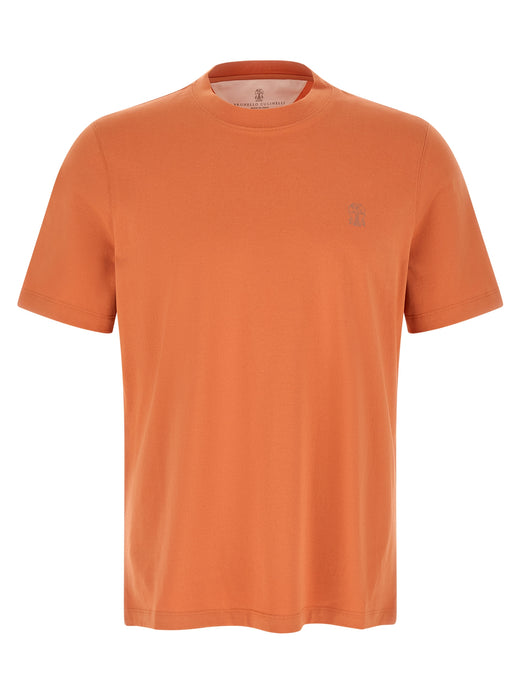 Orange Cotton T-Shirt