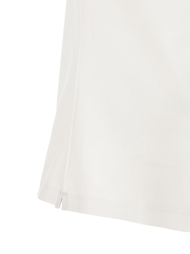 White Cotton Polo Shirt