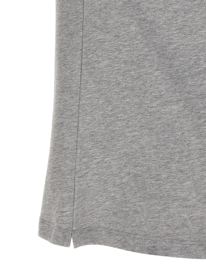 Gray Cotton Polo Shirt