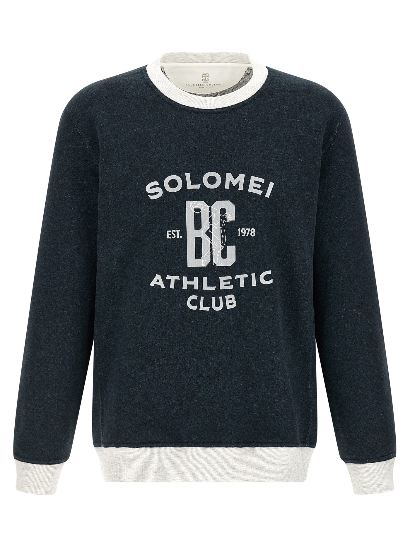 Blue Cotton Sweatshirt