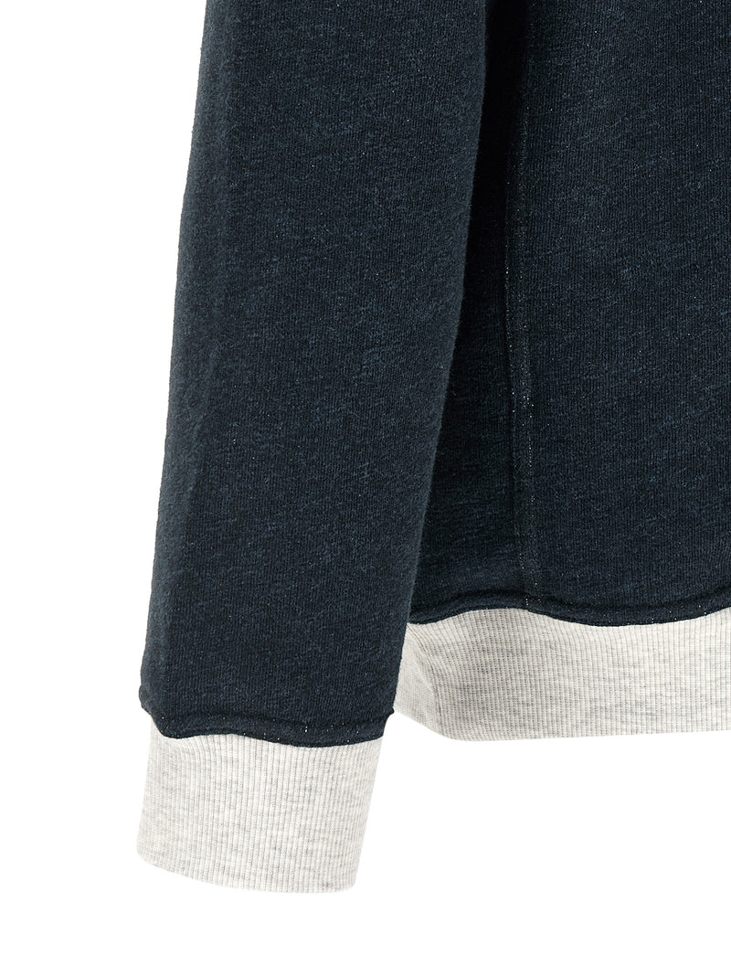 Blue Cotton Sweatshirt