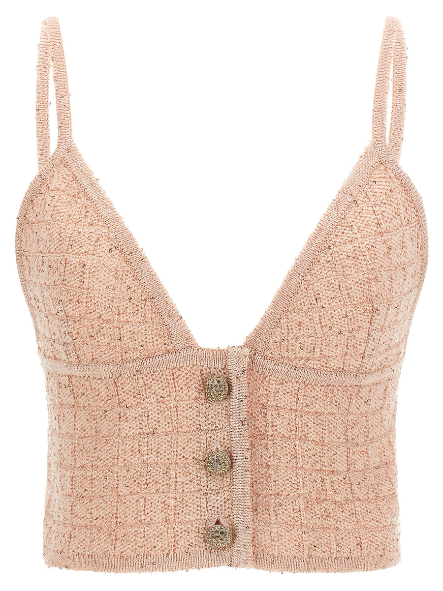 Multicolor Polyester Tank Tops