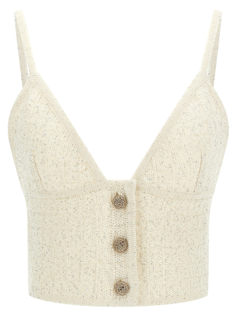 White Polyester Tank Tops
