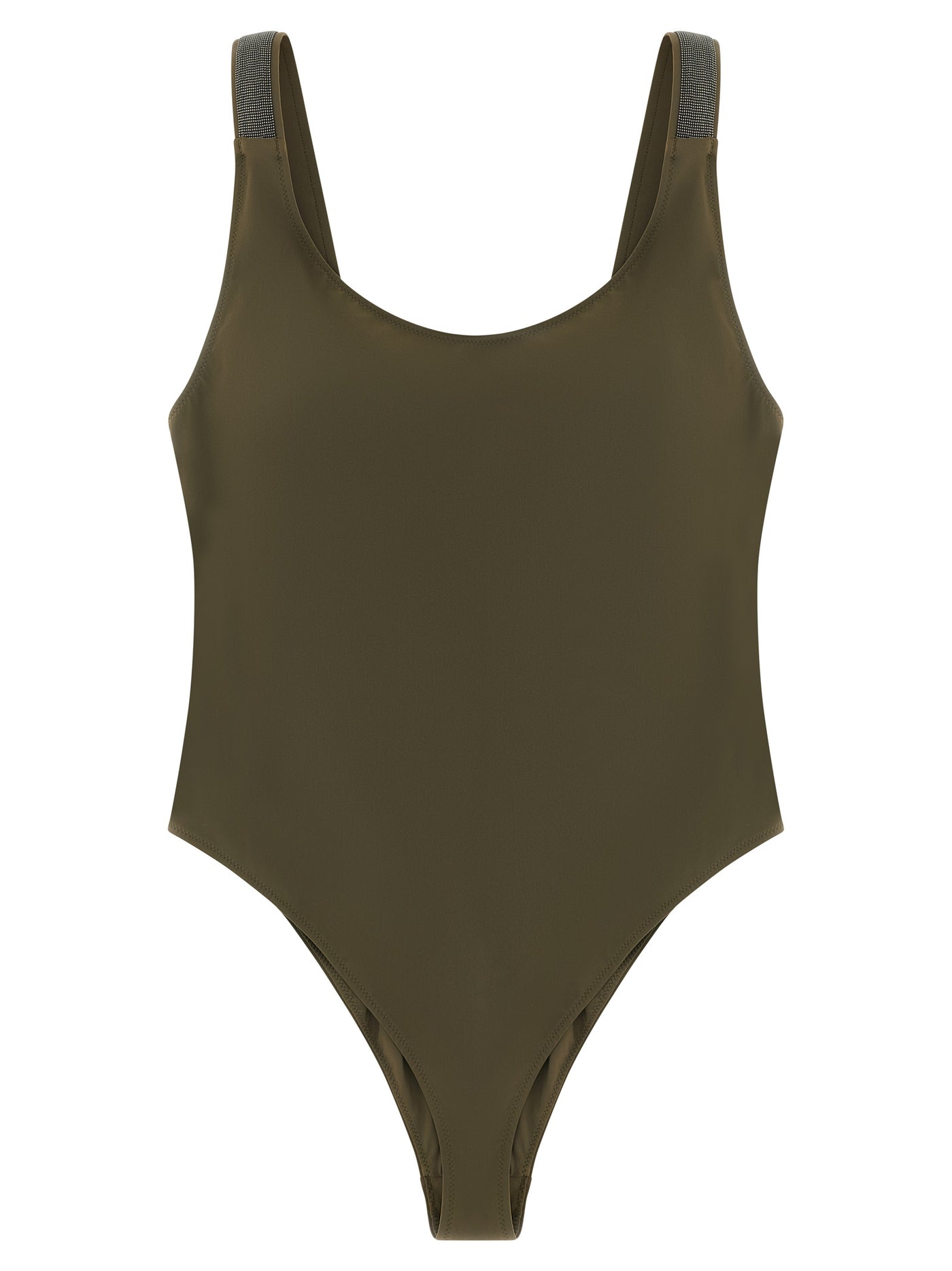 Bicolor Polyamide One-Piece Swimsuit