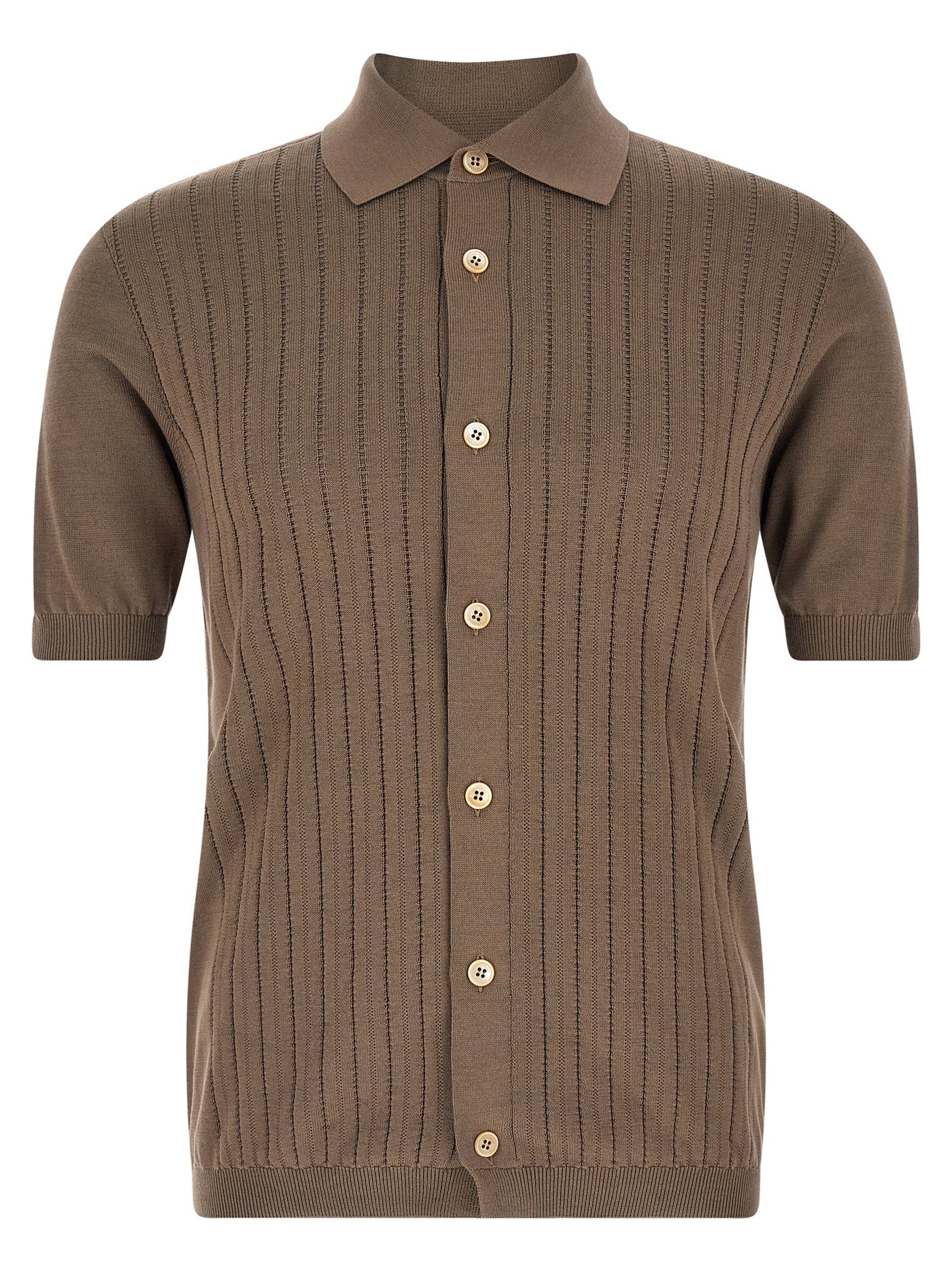 Brown Cotton Blouse