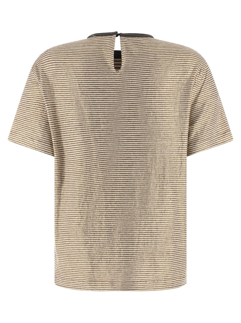 Multicolor Linen T-Shirt