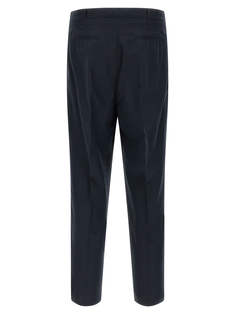 Blue Cotton Chino Pants