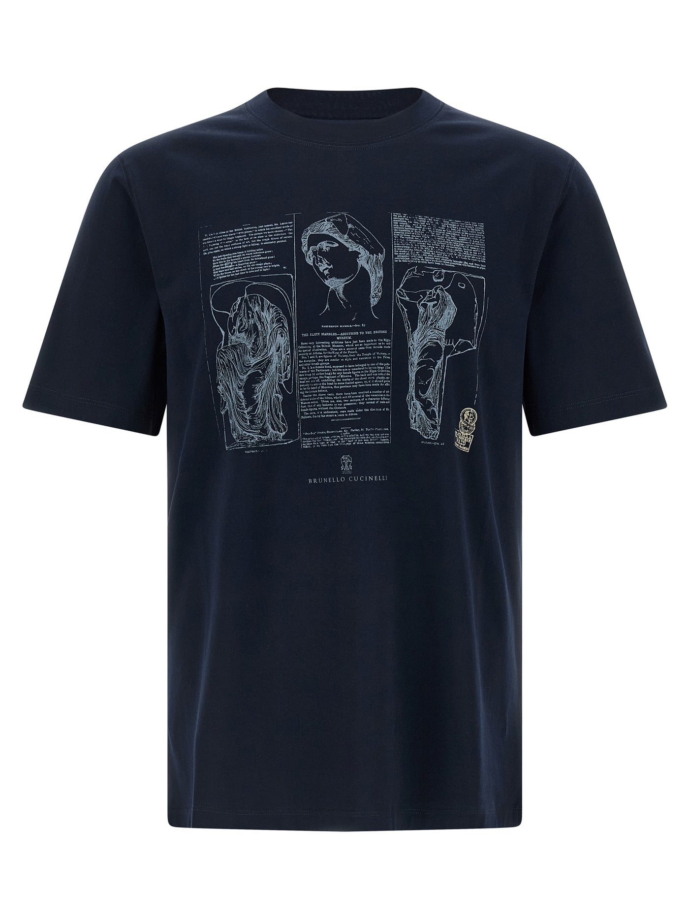 Blue Cotton T-Shirt