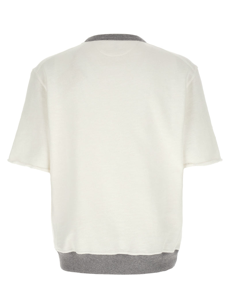 White Cotton Sweatshirt