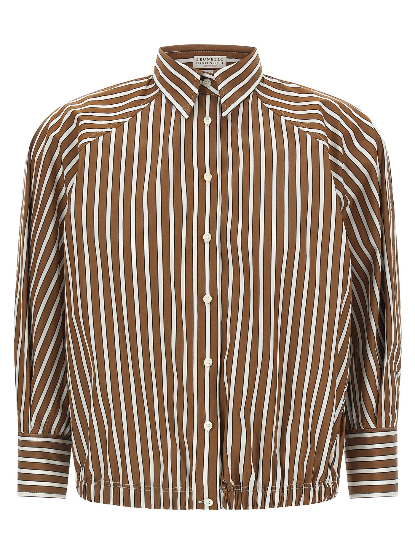 Brown Cotton Blouse