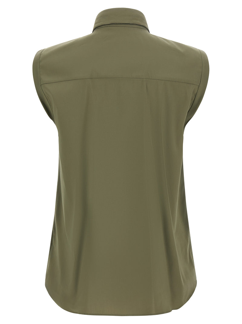 Bicolor Cotton Blouse