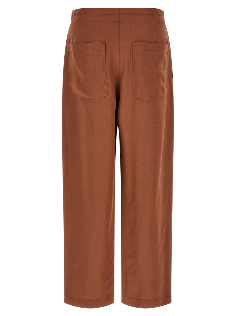 Multicolor Viscose Casual Pants
