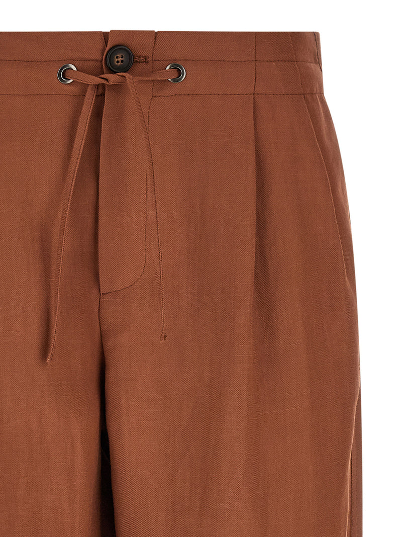 Multicolor Viscose Casual Pants