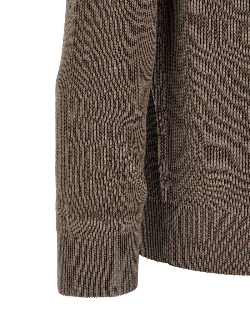 Brown Cotton Polo Shirt