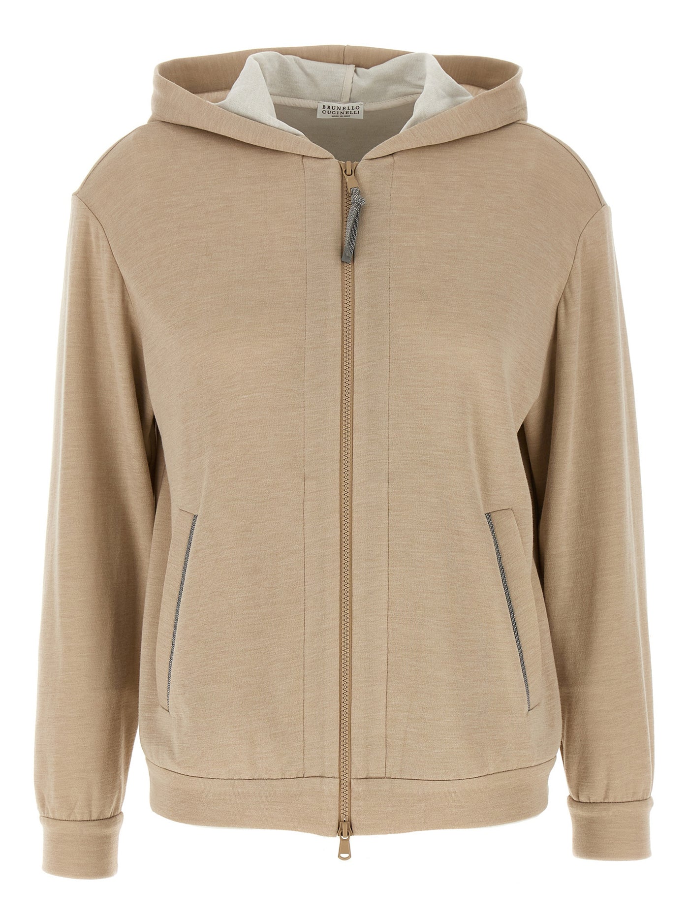 Beige Cotton Cardigan