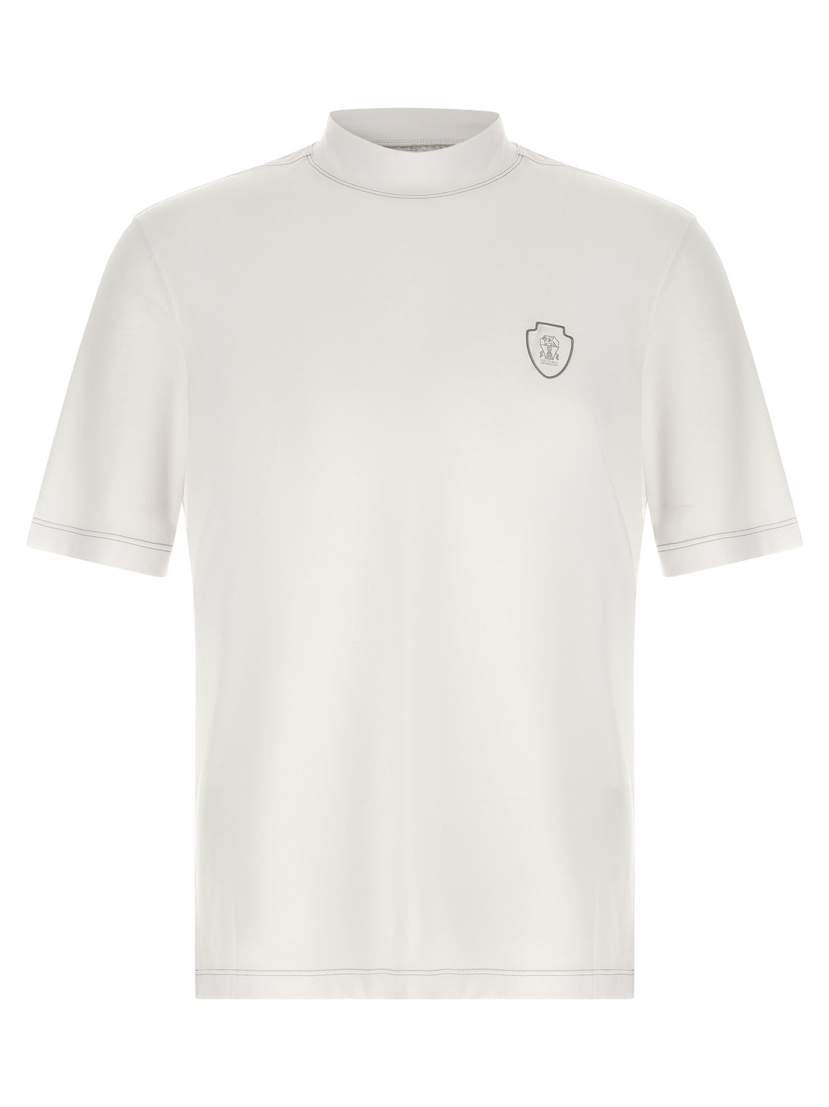 White Polyamide T-Shirt