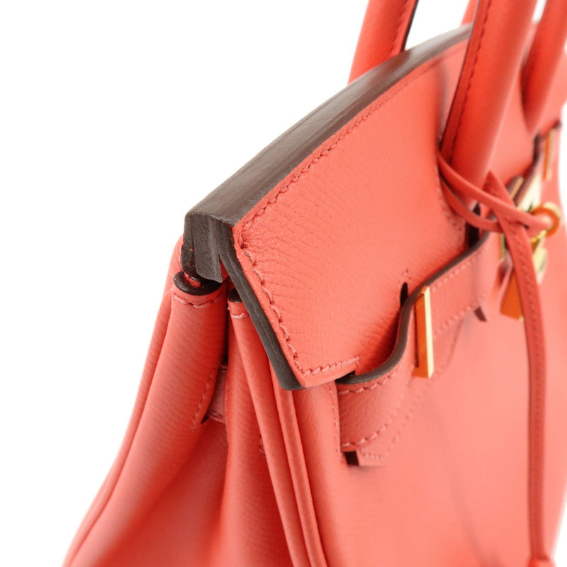 Hermes Birkin Pink Epsom With Gold Hardware Leather Bag
