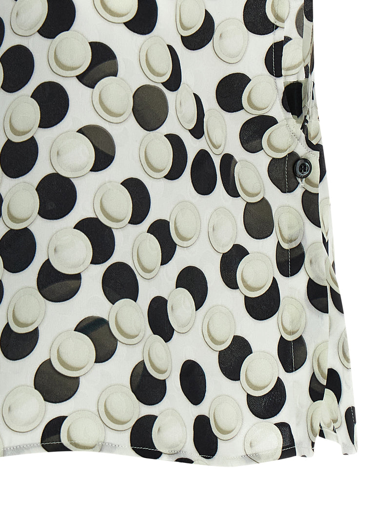 Multicolor Silk Pattern Shirt