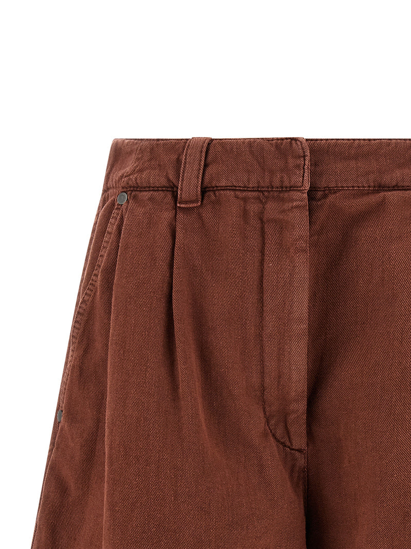 Multicolor Cotton Bermuda Shorts