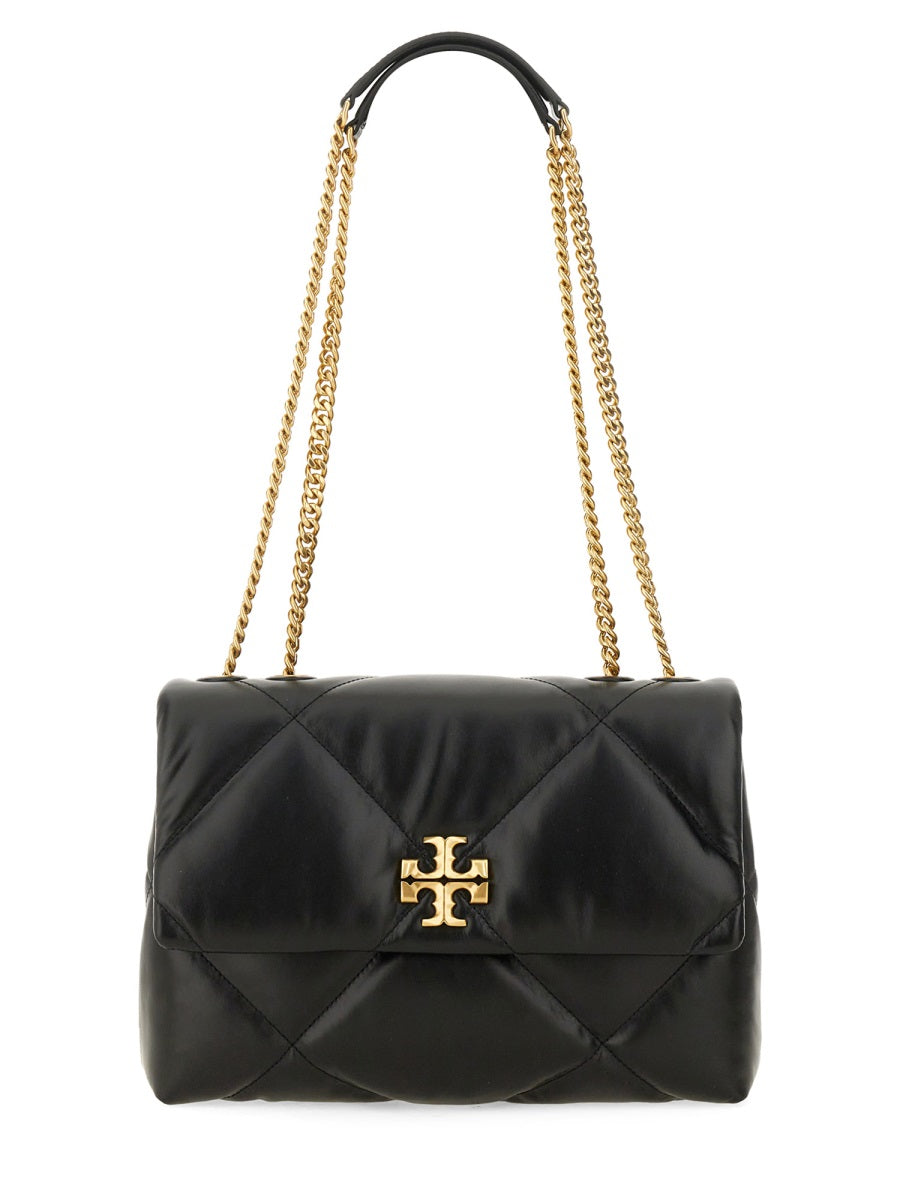 Tory Burch Kira Shoulder Bag — Black Leather