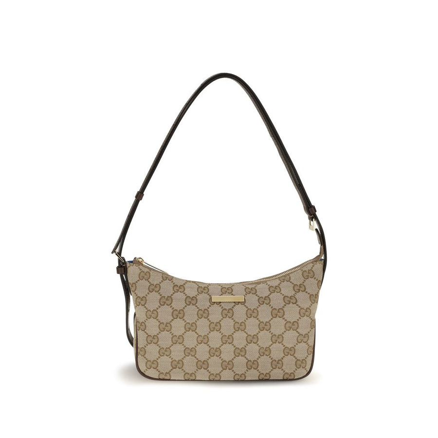 Beige Fabric Handbag