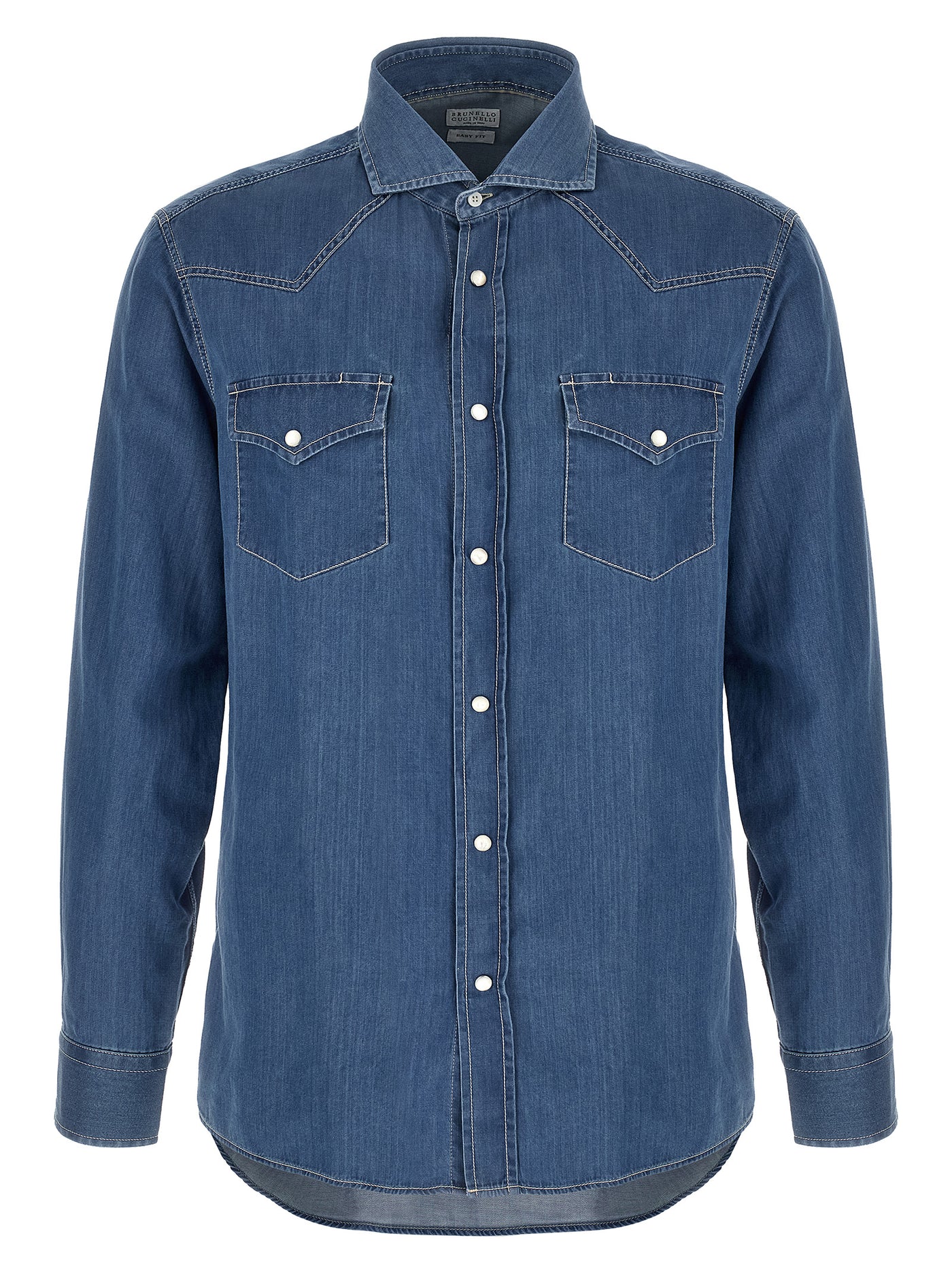 Blue Cotton Blouse