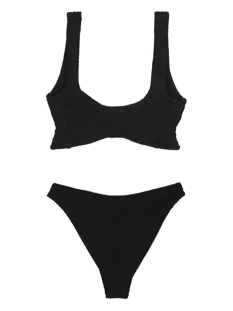 Black Nylon Bikini