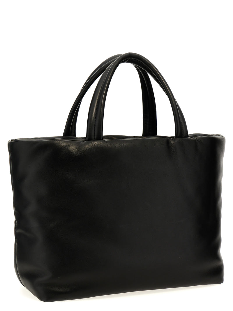 Black Lamb Leather Tote Bag