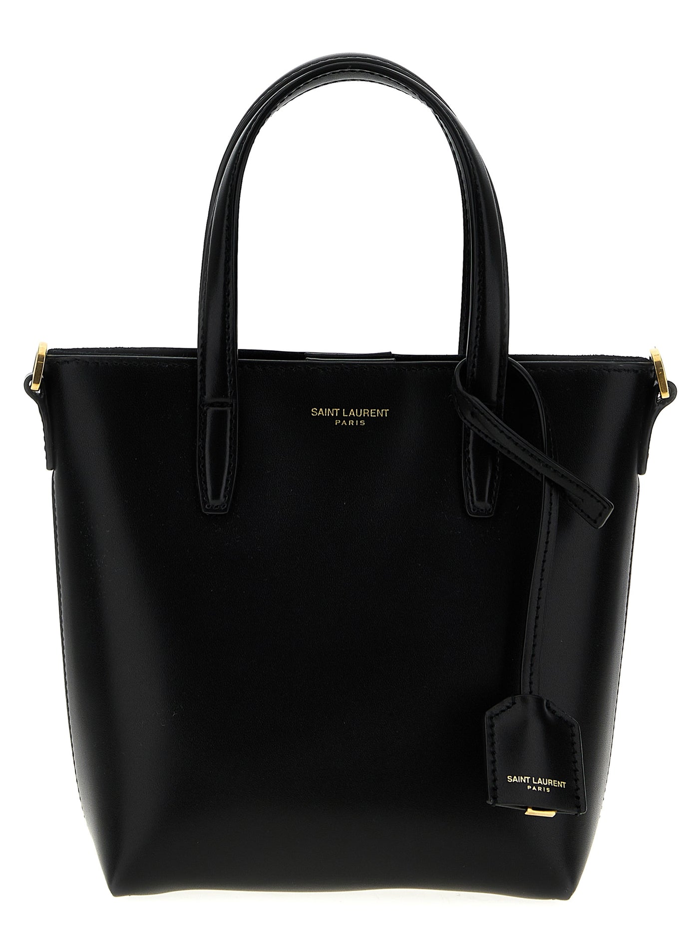 Black Calfskin Tote Bag