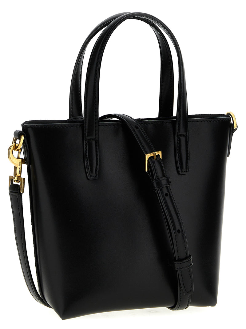 Black Calfskin Tote Bag