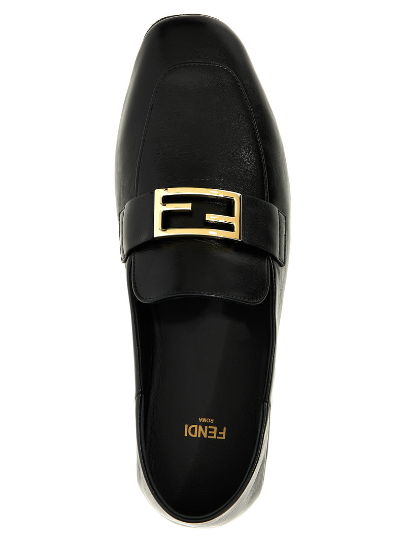 Black Lamb Leather Slip-On Loafers