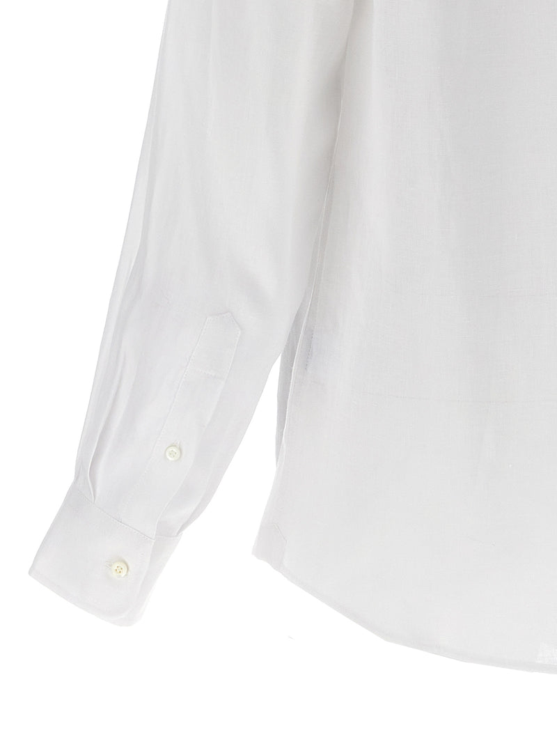 White Linen Blouse