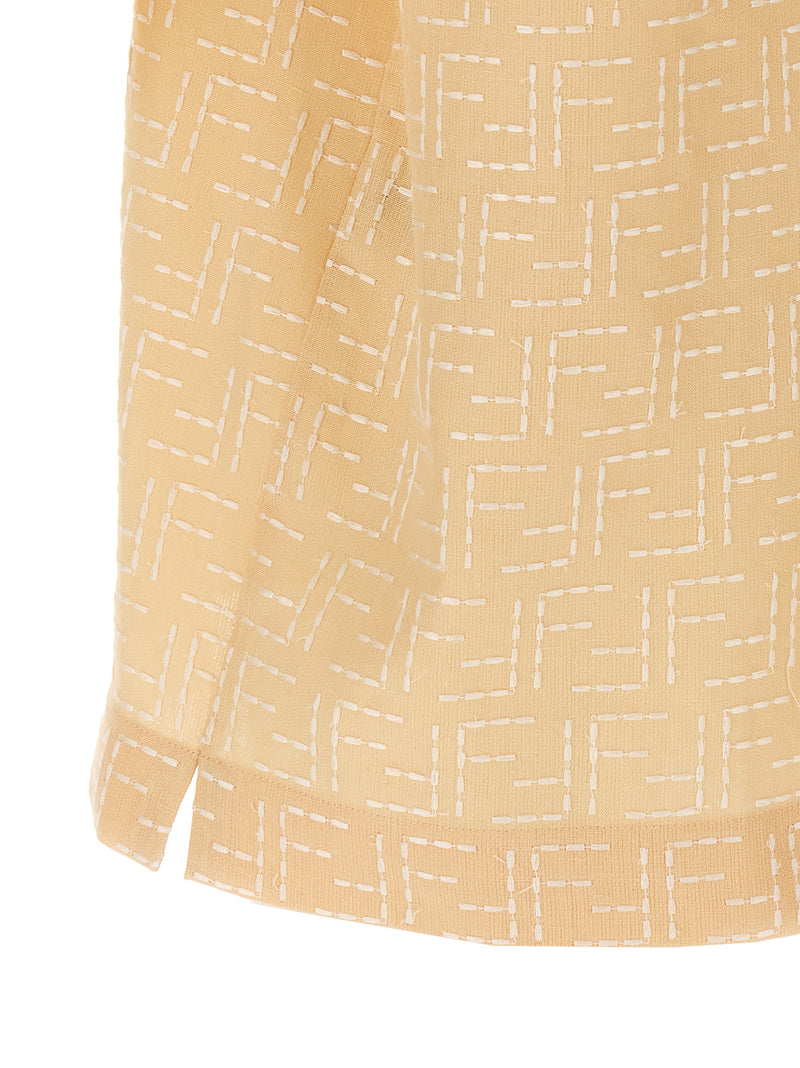 Beige Linen Blouse