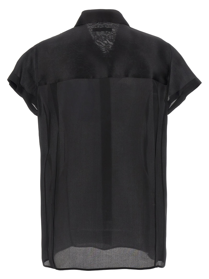 Black Silk Blouse