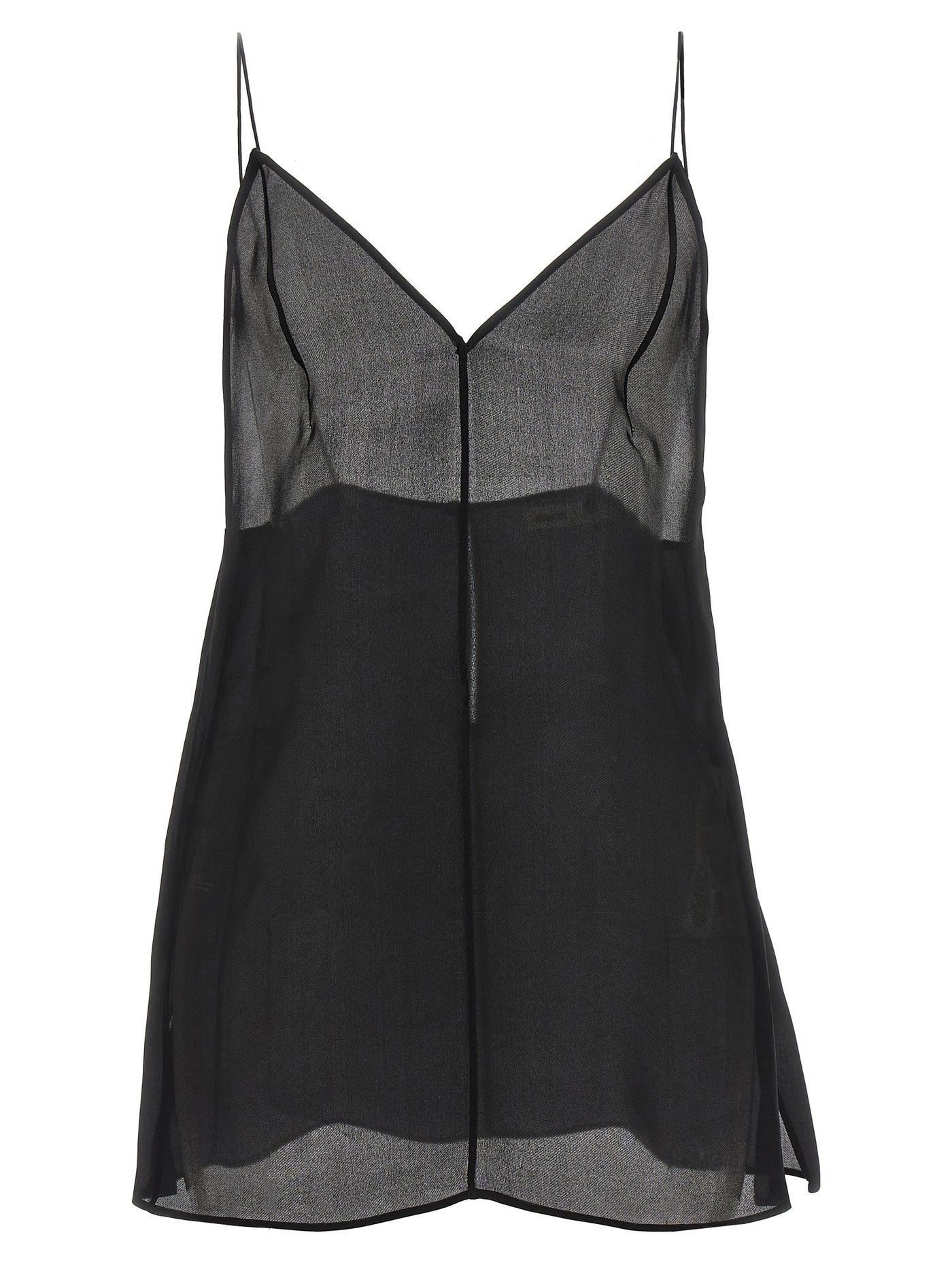 Black Silk Tank Tops
