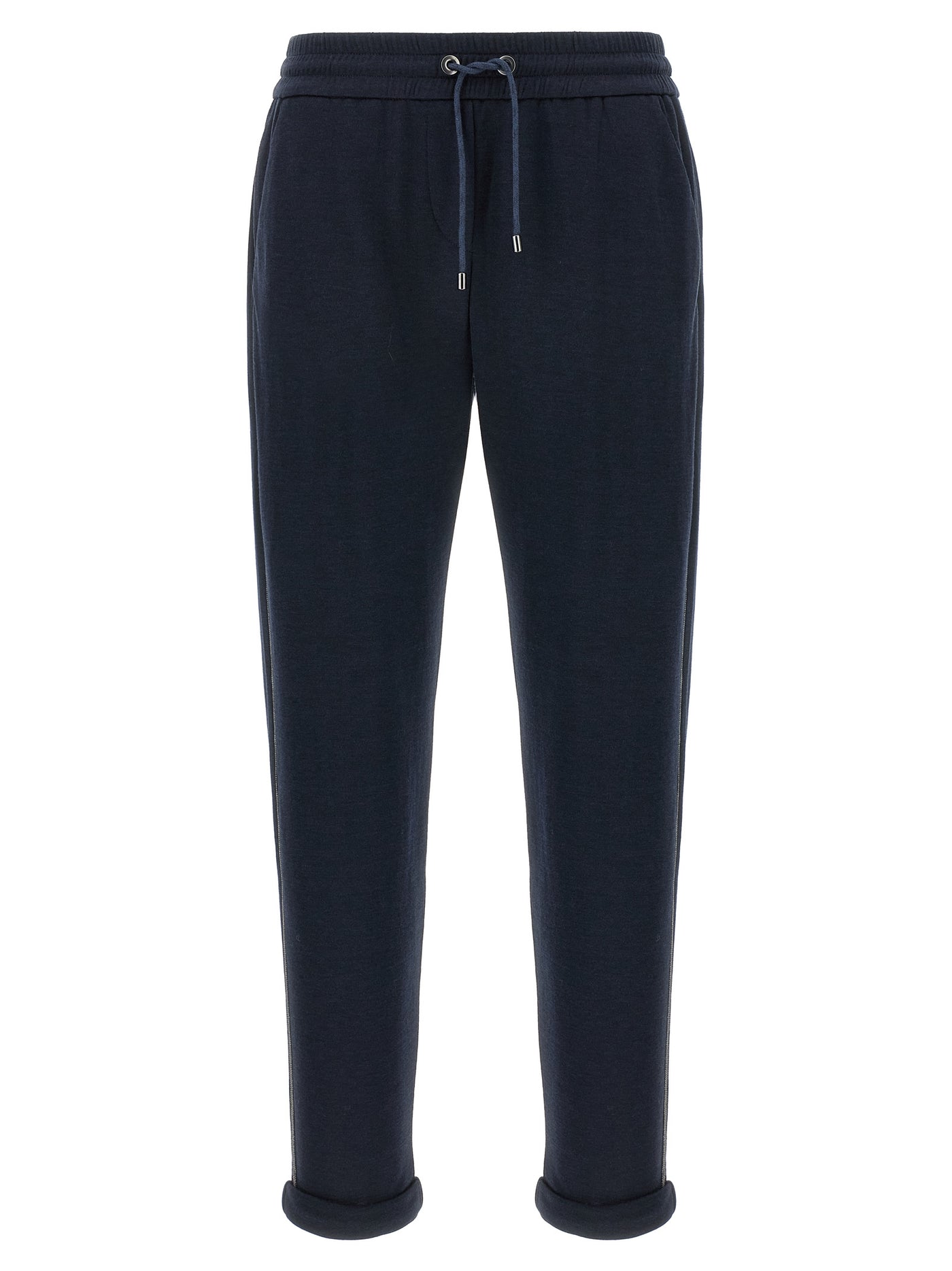 Blue Cotton Joggers (Workout Pants)