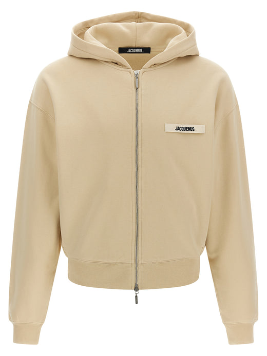 Beige Cotton Sweatshirt